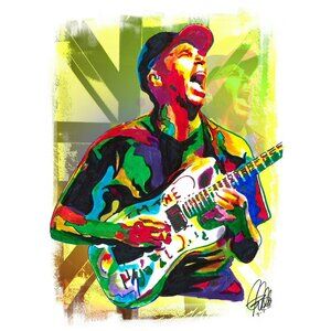 Tom Morello Rage Against the Machine RATM Rap Rock Poster Print Wall Art 18x24